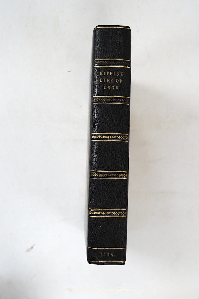 Kippis, Andrew - The Life of Captain Cook. 1st edition, 4to., portrait frontis, G. Nichol, G.G.J. and J. Robinson, London 1788, The first published biography of Cook.